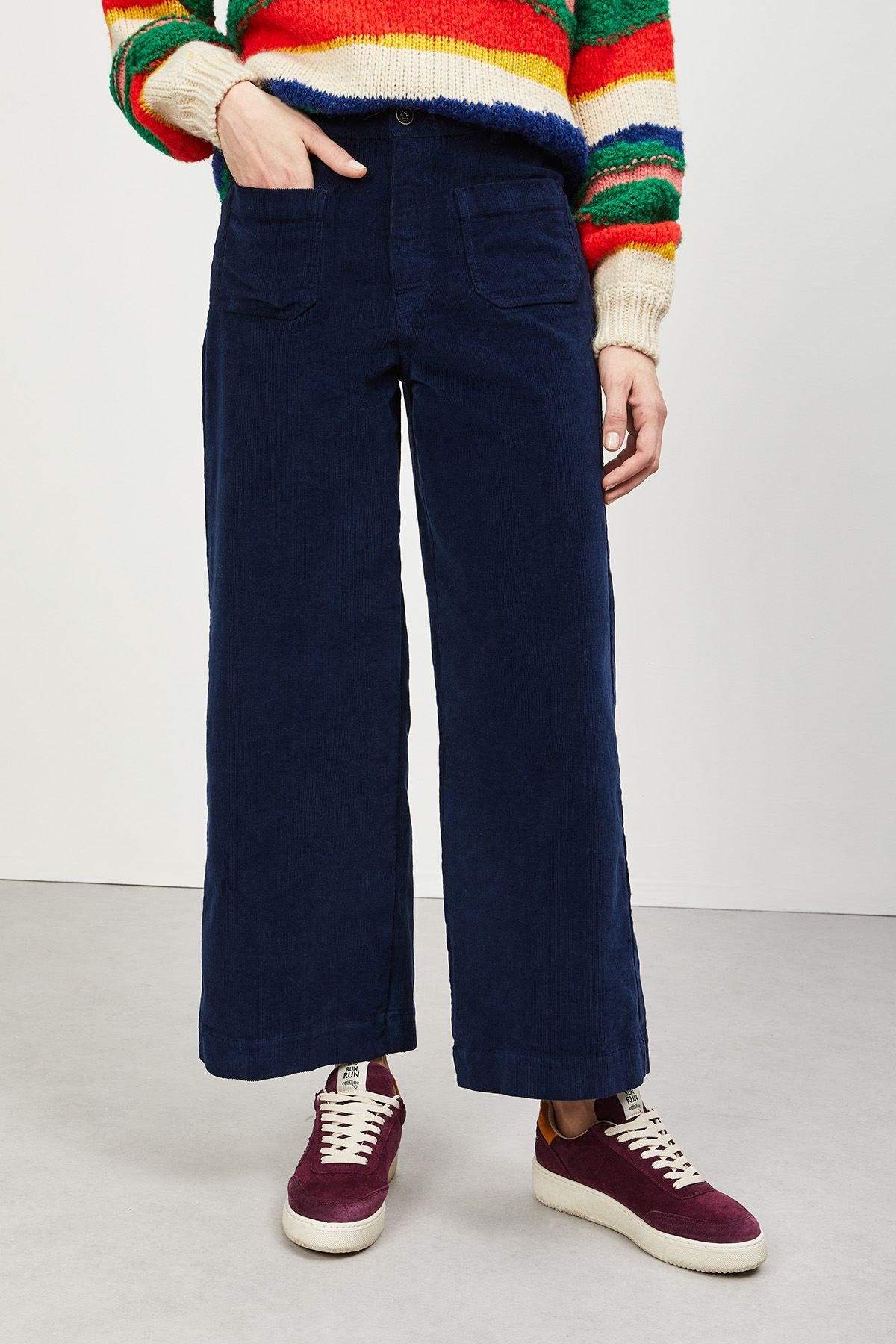 Cropped French jeans