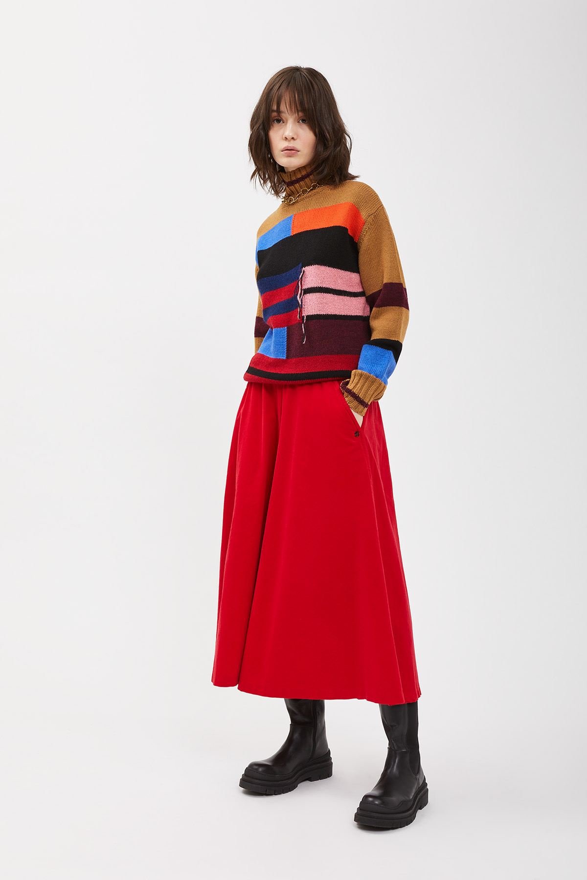 Wool-blend jumper