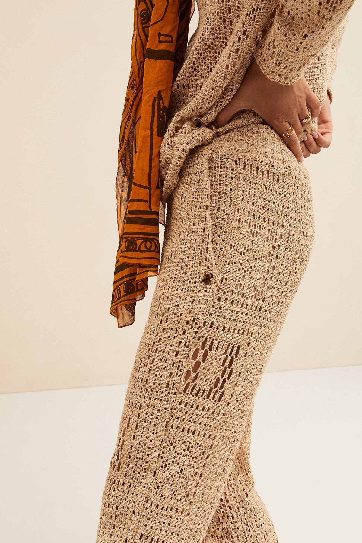 Crochet trousers
