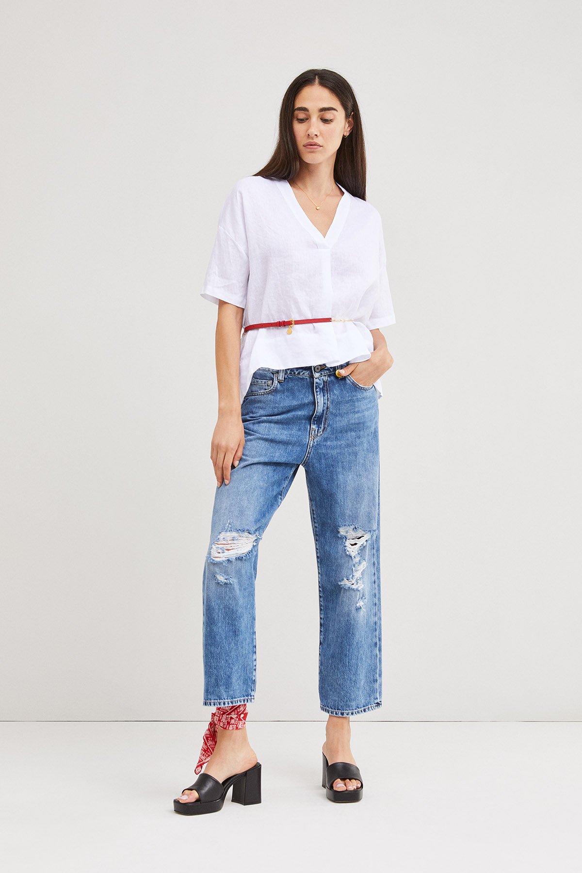 Straight Ankle jeans