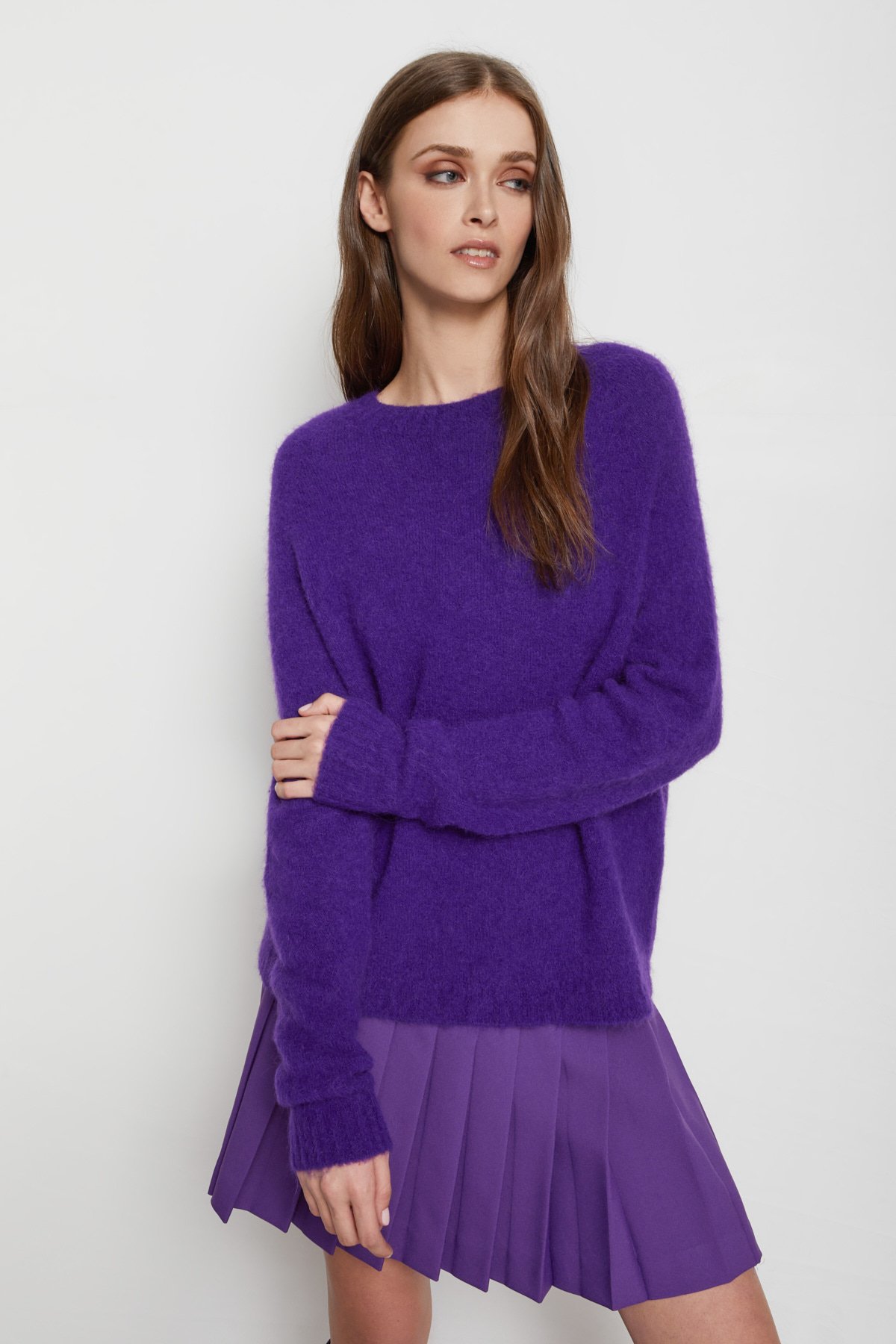 Wool-blend jumper