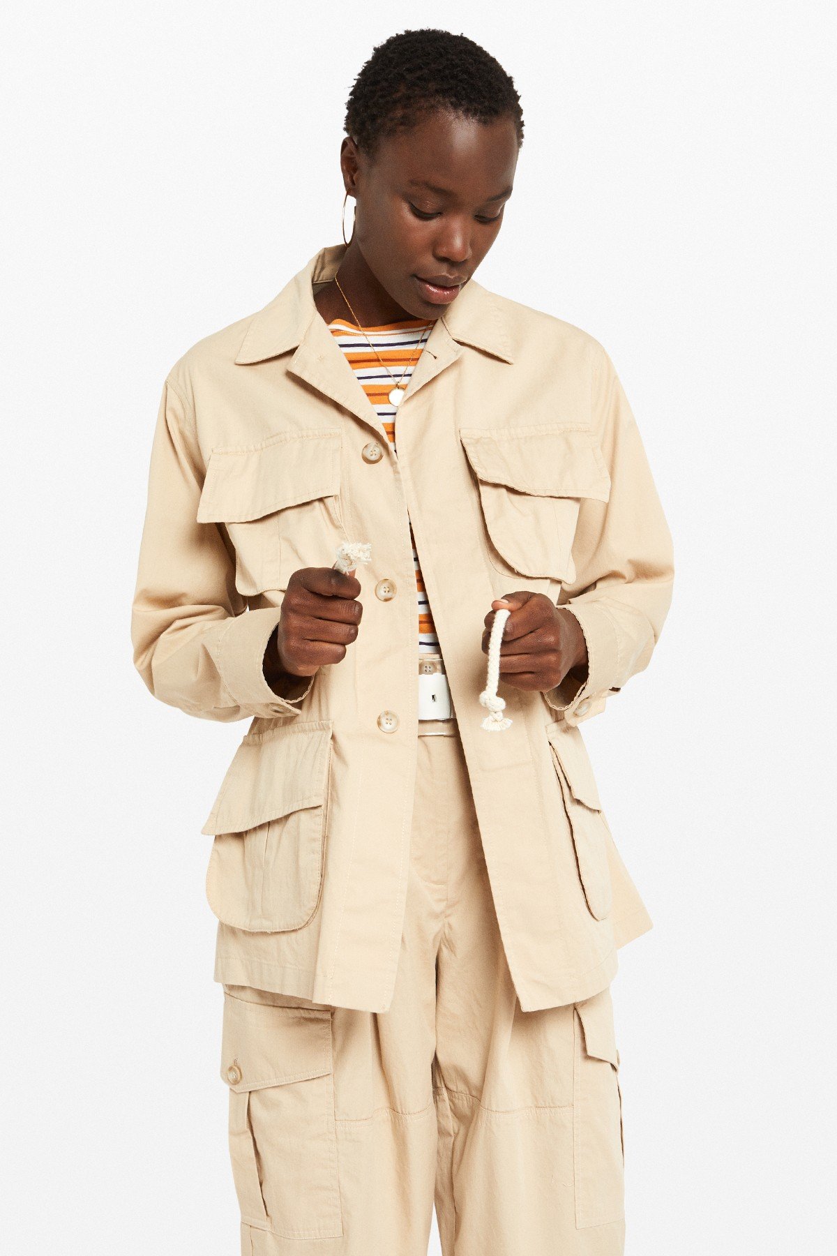 Cotton saharian jacket
